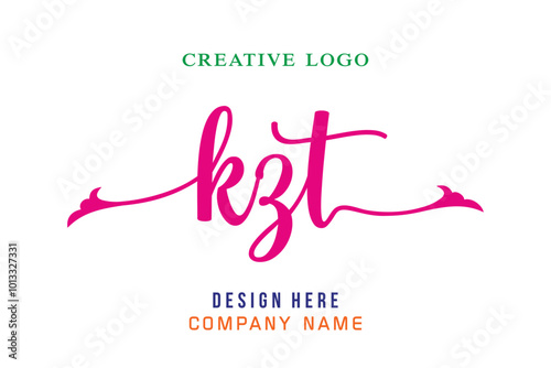 KZT  lettering logo is simple, easy to understand and authoritative