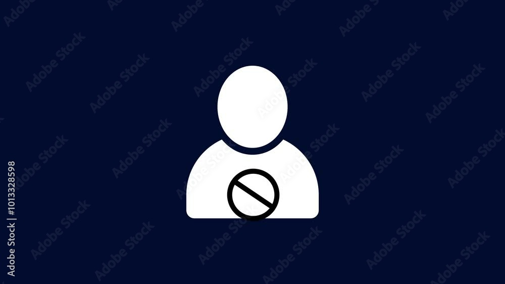 Locked portfolio account. profile security lock icon. Locked portfolio account. profile security lock icon.