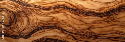 Wallpaper Mural Beautiful Olive Wood Texture in Chaotic Patterns Torontodigital.ca