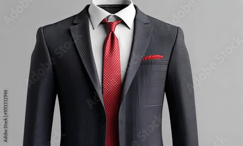 Apparel Suit And Tie Mockup Video photo