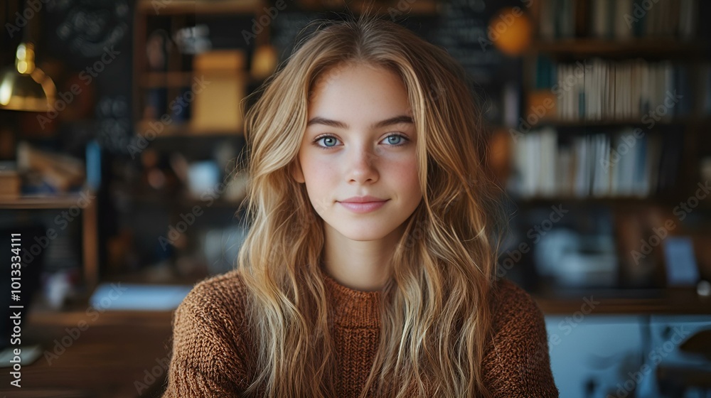 a person with long blonde hair
a person with long blonde hair