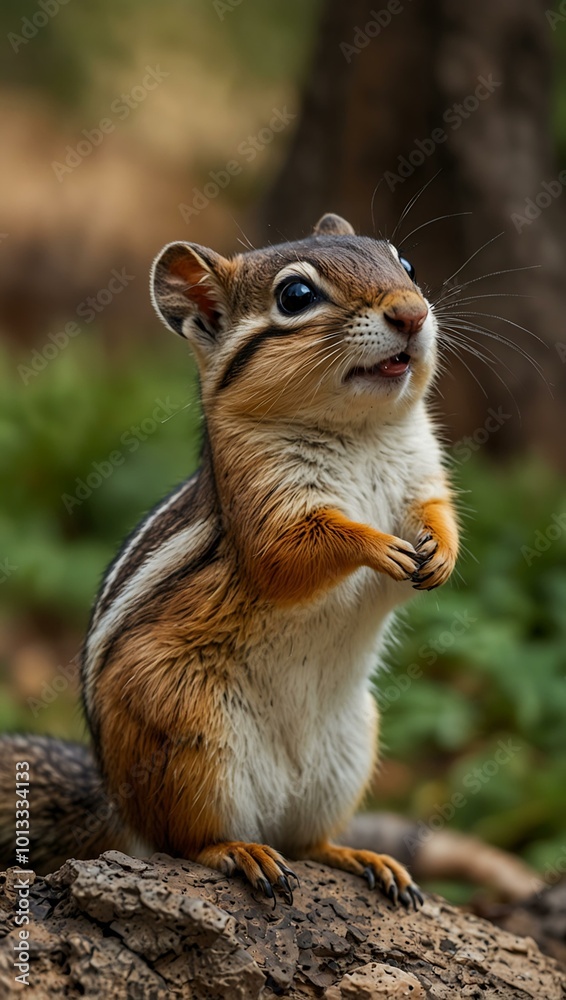 Playful Chipmunk Cartoon Design for Clipart. Playful Chipmunk Cartoon Design for Clipart.