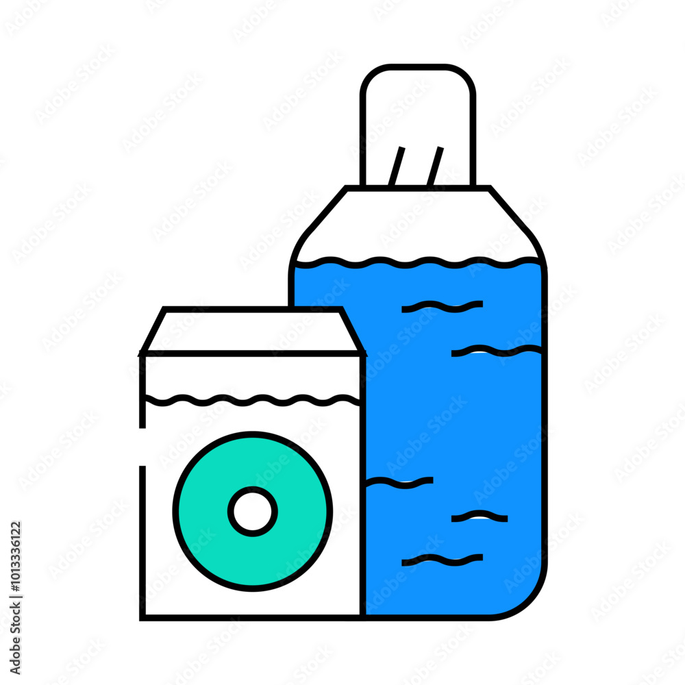 liquid for lens line icon vector. liquid for lens sign. isolated symbol illustration liquid for lens line icon vector. liquid for lens sign. isolated symbol illustration