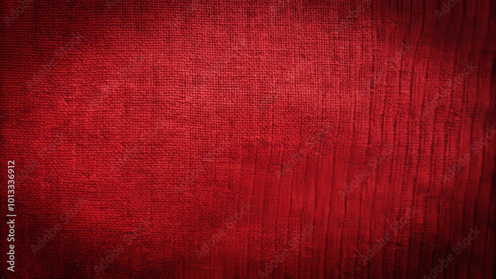 Rich red textured background with deep, warm hue, perfect for various design applications. This vibrant color adds bold touch to any project, evoking feelings of passion and energy