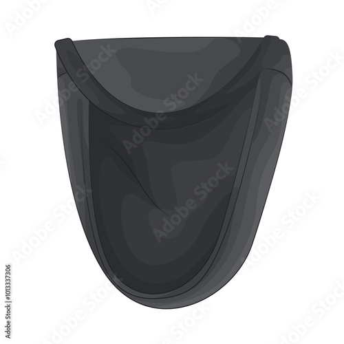 Illustration of police holster gun 