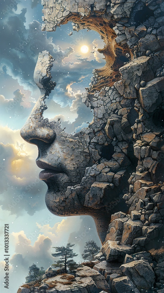 Stone Face: A Surreal Landscape of Mind and Nature Stone Face: A Surreal Landscape of Mind and Nature