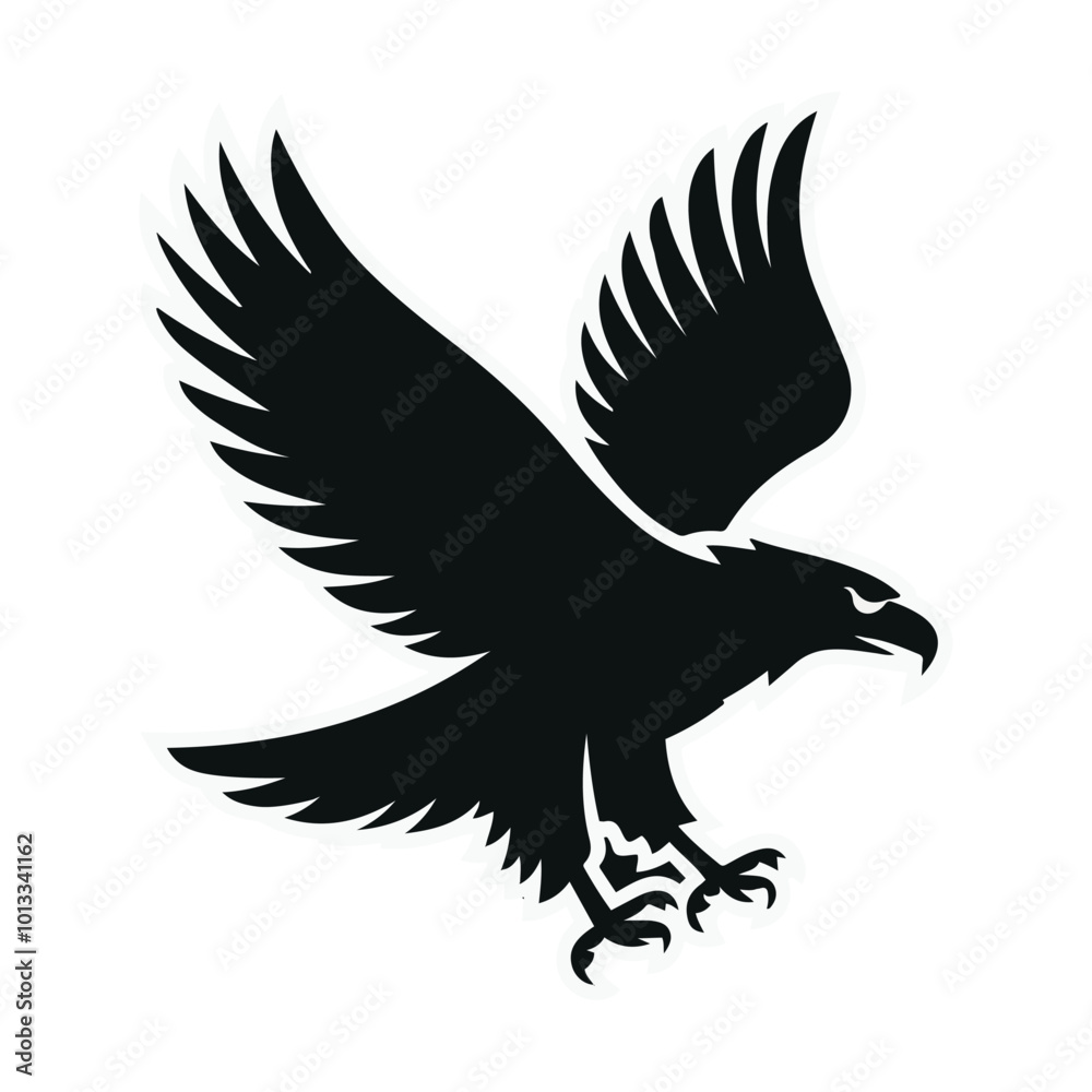 Obraz premium eagle icon illustration