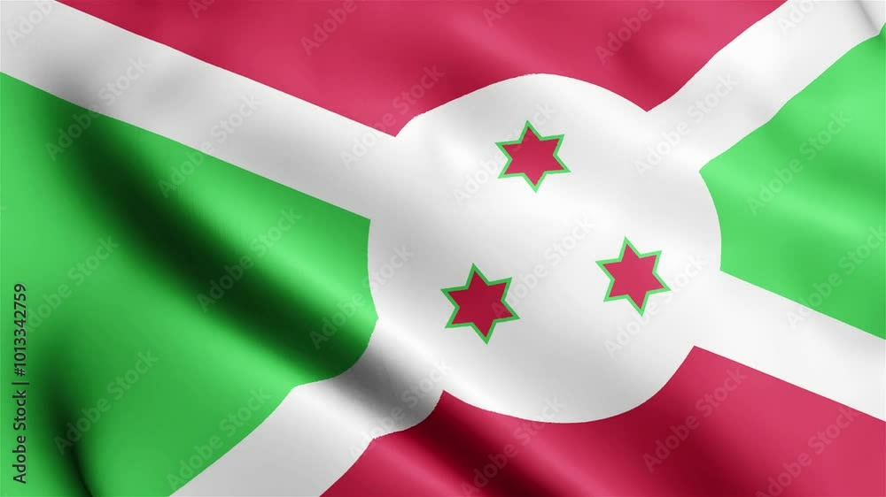 4k render Burundi Flag video waving in wind Burundi Flag Wave Loop waving in win 4k render Burundi Flag video waving in wind Burundi Flag Wave Loop waving in win