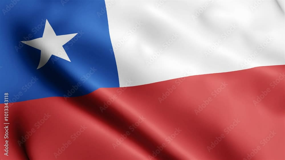 4k render Chile Flag video waving in wind Chile Flag Wave Loop waving in wind Re 4k render Chile Flag video waving in wind Chile Flag Wave Loop waving in wind Re