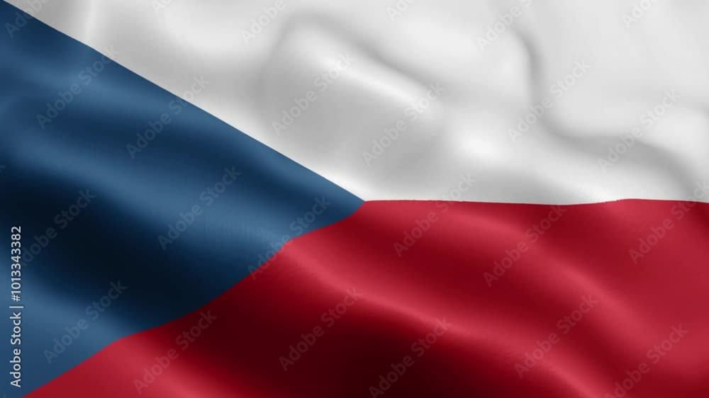 4k render Czechia Flag video waving in wind Czechia Flag Wave Loop waving in win 4k render Czechia Flag video waving in wind Czechia Flag Wave Loop waving in win