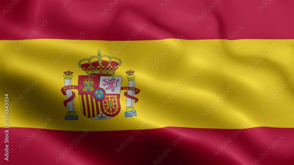 4k render Spain Flag video waving in wind Spain Flag Wave Loop waving in wind Re 4k render Spain Flag video waving in wind Spain Flag Wave Loop waving in wind Re