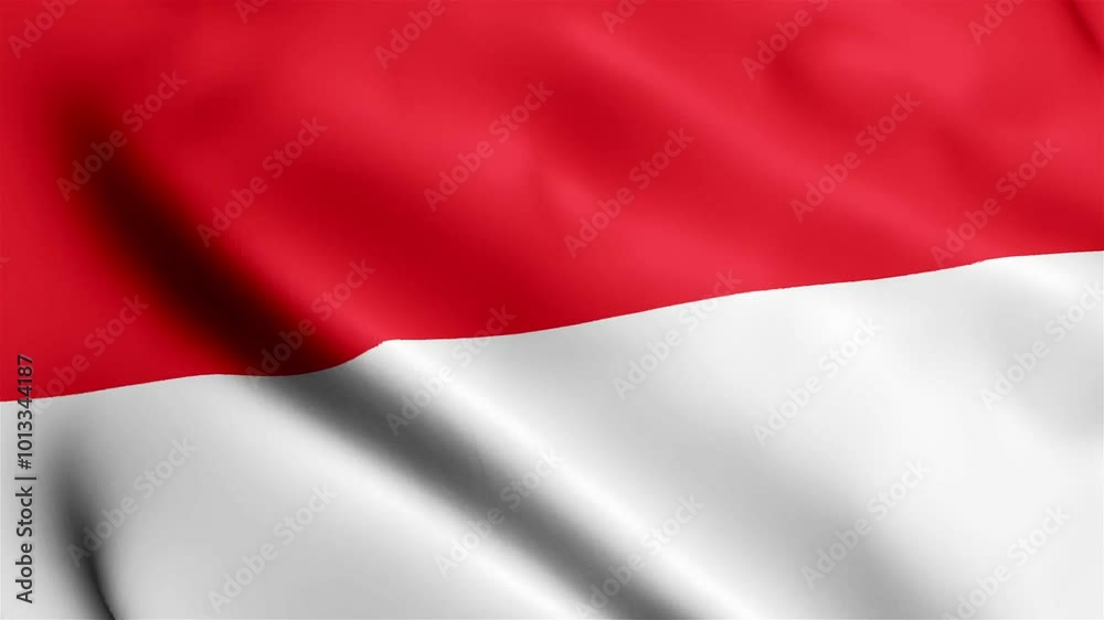 4k render Indonesia Flag video waving in wind Indonesia Flag Wave Loop waving in 4k render Indonesia Flag video waving in wind Indonesia Flag Wave Loop waving in
