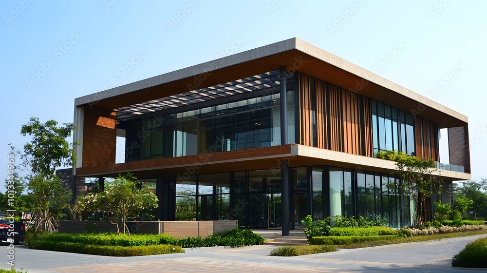 modern glass and wood commercial building exterior modern glass and wood commercial building exterior