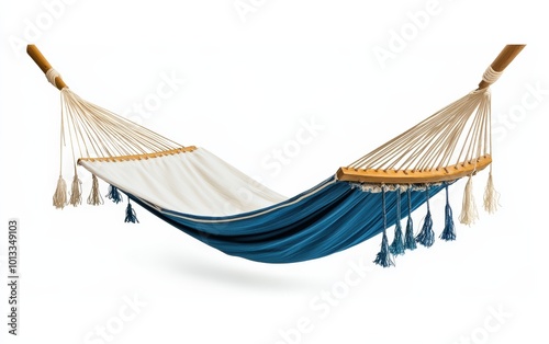 Hammock isolated stock photo on white background