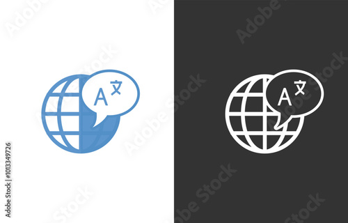 translator foreign language icon