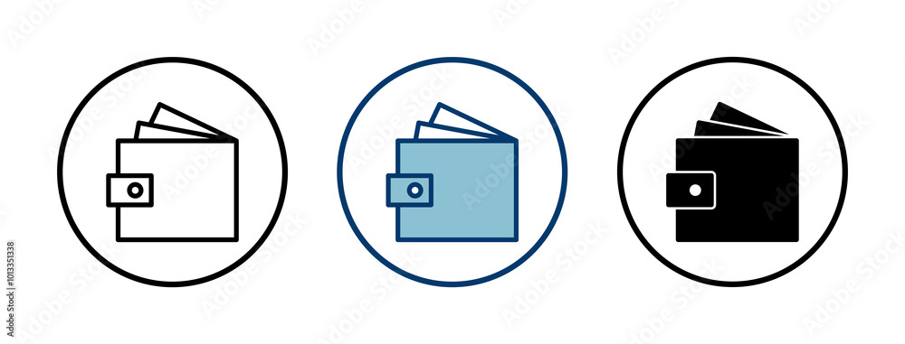 Wallet Icon vector isolated on white background. money wallet icon Wallet Icon vector isolated on white background. money wallet icon