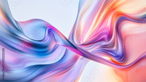 Vibrant abstract fluid art background