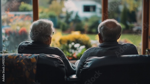 Silent support as two people sit side by side, one offering a quiet presence, their mere company providing comfort and reassurance during a difficult moment