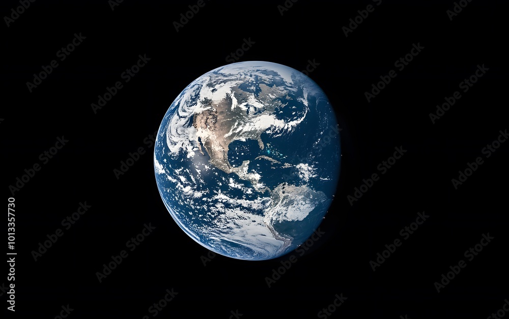 Planet Earth in space Planet Earth in space