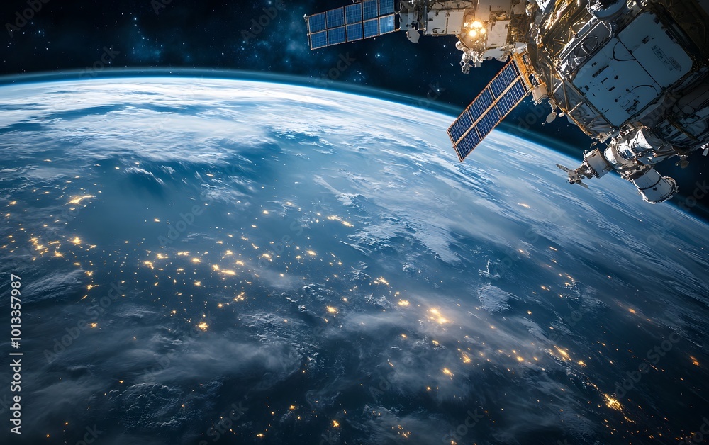 Breathtaking view of the earth from space Breathtaking view of the earth from space