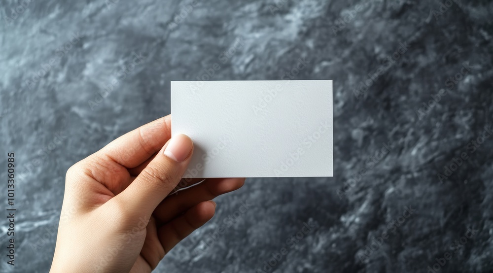 Closeup of hand holding the white blank empty business card, isolated on transparent background. Corporate business company advertising mockup template, branding presentation print Closeup of hand holding the white blank empty business card, isolated on transparent background. Corporate business company advertising mockup template, branding presentation print