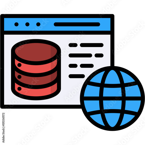 Online Database Icon