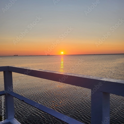 Sundown on molo