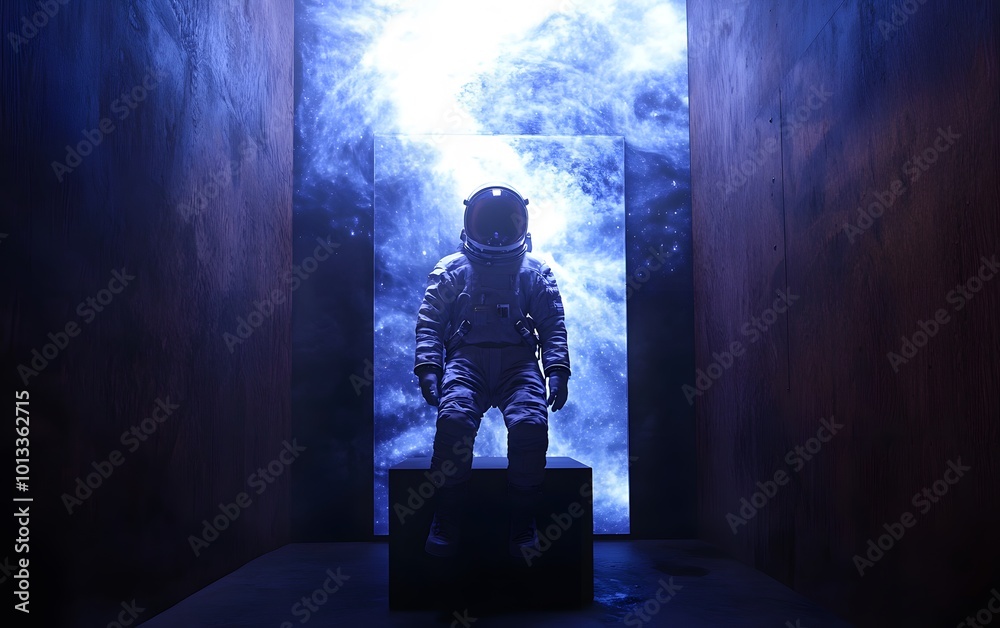 astronaut exploring deep space astronaut exploring deep space