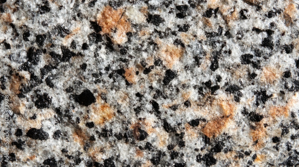 Close-up of a granite rock surface, with intricate speckles and rough textures Close-up of a granite rock surface, with intricate speckles and rough textures