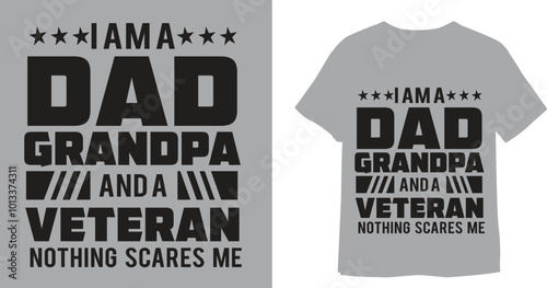veteran t sirt desin vector photo