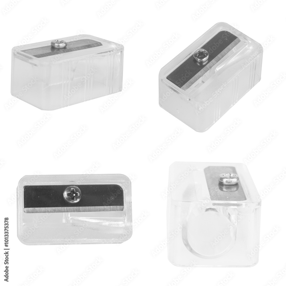 Fototapeta premium Pencil sharpener one isolated on white background