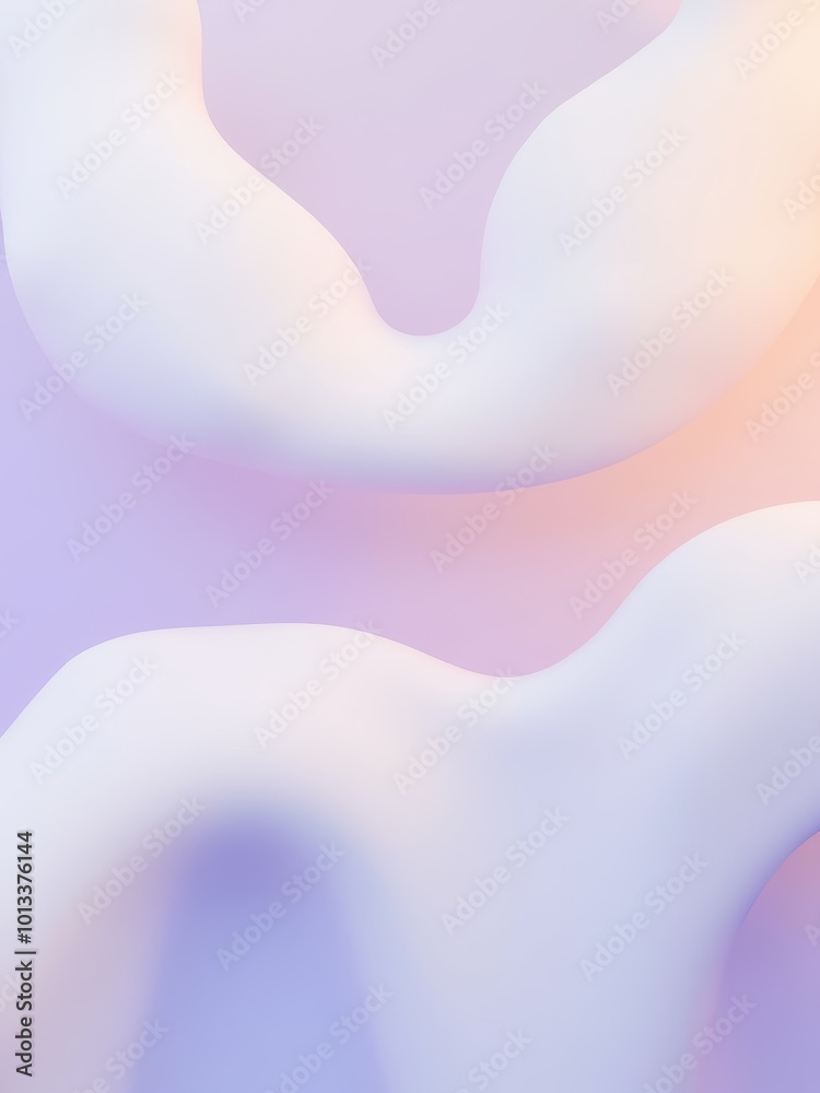 Flowing Abstract Rhythms in Soft Colors Flowing Abstract Rhythms in Soft Colors