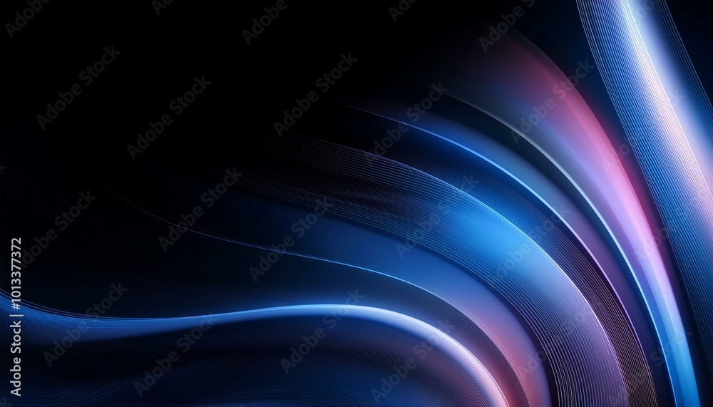 Naklejka premium New Abstract flowing wave background 