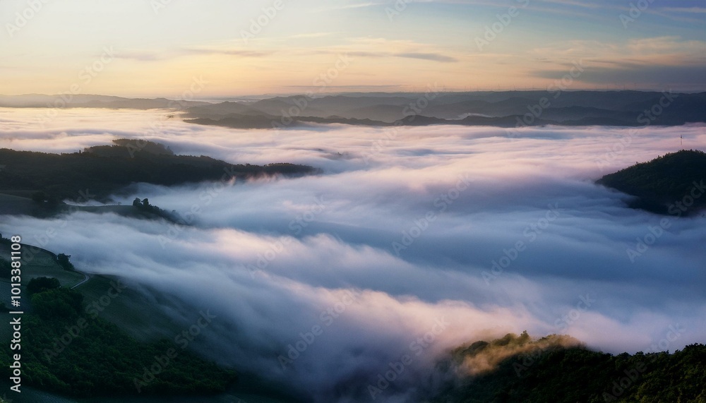 A tranquil retreat above the clouds. A tranquil retreat above the clouds.