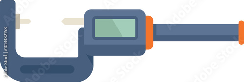 Digital outside micrometer measuring length with high precision