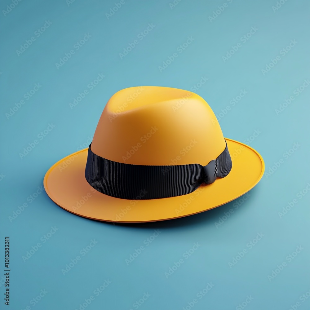 3D Beach Hat Icon: Sun Protective Headwear Illustration Logo 3D Beach Hat Icon: Sun Protective Headwear Illustration Logo
