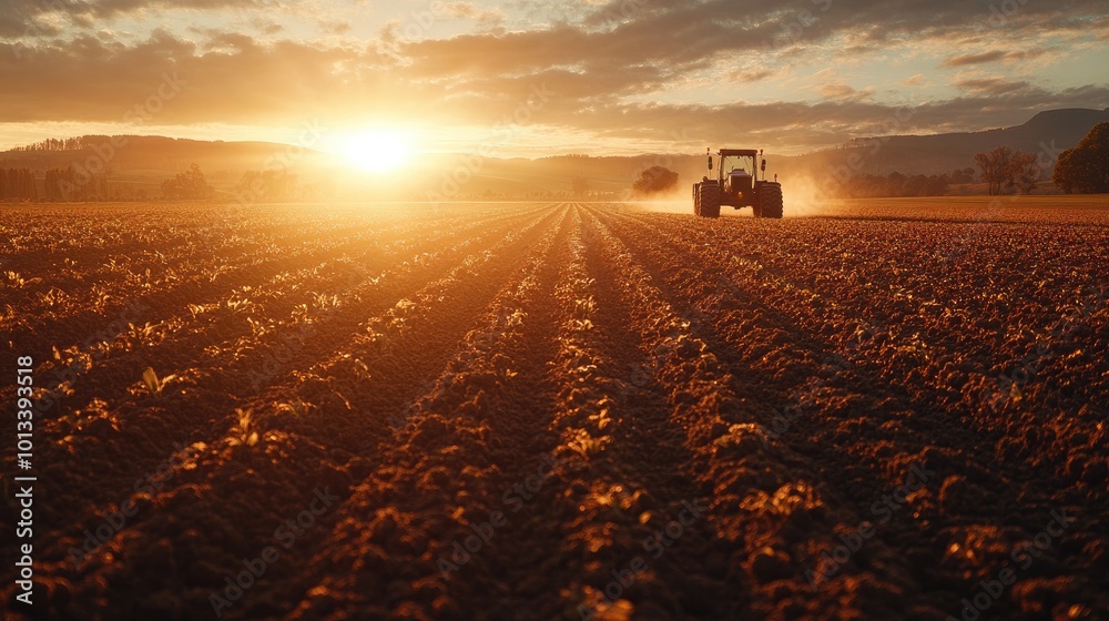 AI-Powered Farming Tools Showcased in a Bright Open Field for Sustainable Agriculture AI-Powered Farming Tools Showcased in a Bright Open Field for Sustainable Agriculture