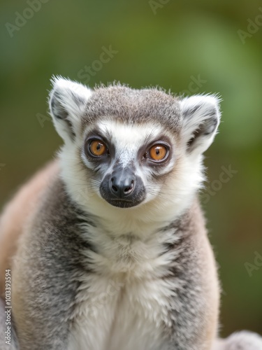 Captivating Portrait of a Ring-Tailed Lemur (Lemur Catta)