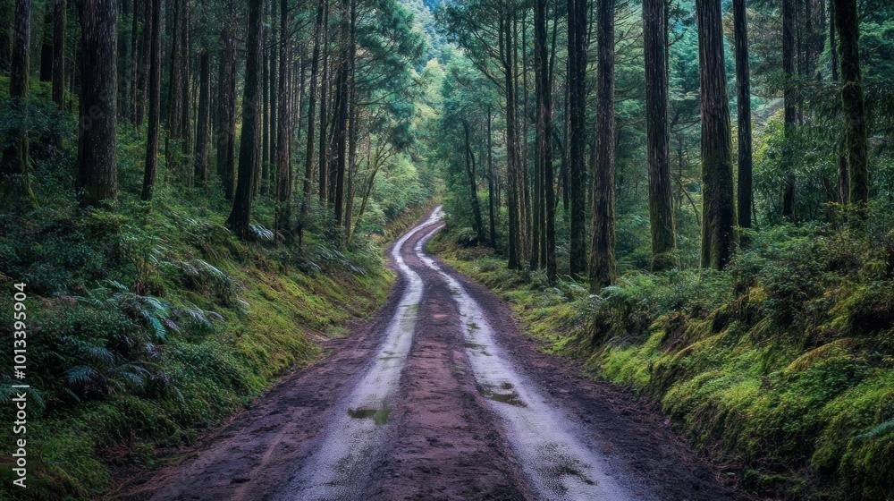 A Winding Forest Path A Winding Forest Path