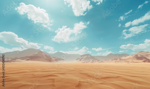 Ethereal Desert Mirage, 4K hyperrealistic photo