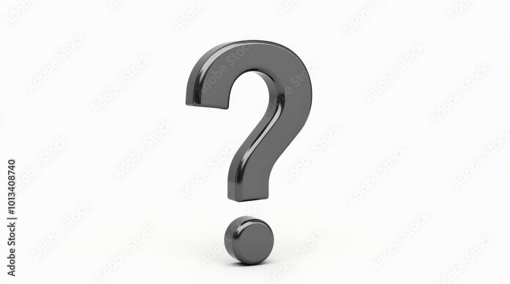 3D Question Mark Symbol: Uncertainty, Inquiry, and Curiosity Icon in Silver, Gold, Colorful for Graphic Design and Business Concepts 3D Question Mark Symbol: Uncertainty, Inquiry, and Curiosity Icon in Silver, Gold, Colorful for Graphic Design and Business Concepts