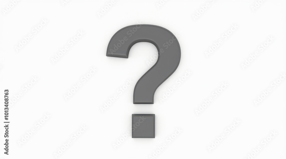3D Question Mark Symbol: Uncertainty, Inquiry, and Curiosity Icon in Silver, Gold, Colorful for Graphic Design and Business Concepts 3D Question Mark Symbol: Uncertainty, Inquiry, and Curiosity Icon in Silver, Gold, Colorful for Graphic Design and Business Concepts