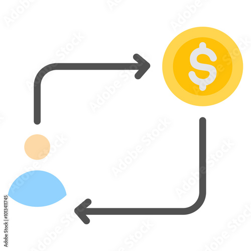 Conversion Icon Element For Design