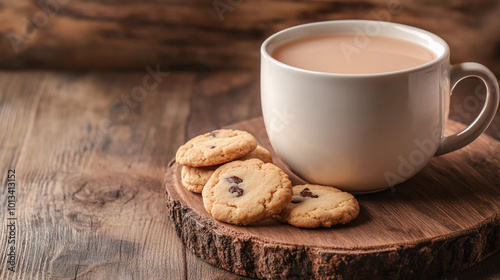 cup of coffee and cookies 