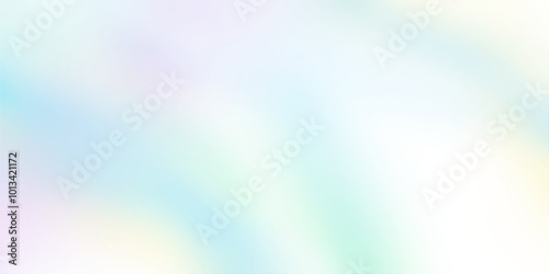 Smooth and blurry colorful gradient mesh background. Modern bright rainbow colors. Easy editable soft colored vector banner template.
