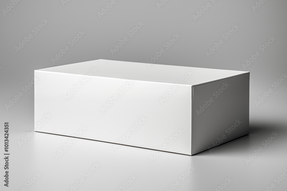 3d rendering of box package with a blank label for mockup on an isolated background 3d rendering of box package with a blank label for mockup on an isolated background