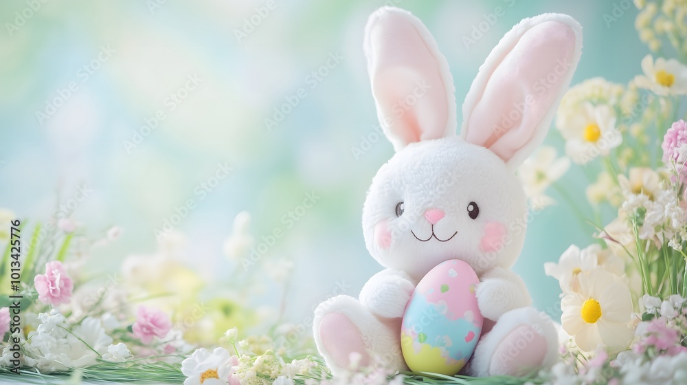 Obraz premium cute Easter bunny doll , Easter Gift