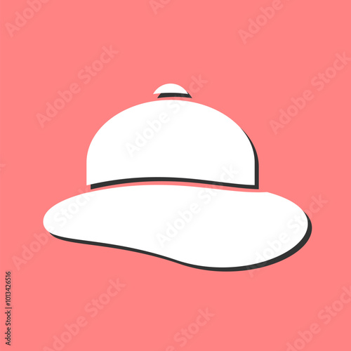 Woman's Hat Vector Icon
