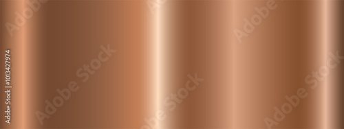 Copper metal gradient. Metallic gradient effects for the design of text and bulletin boards, infographics. Vector illustration.