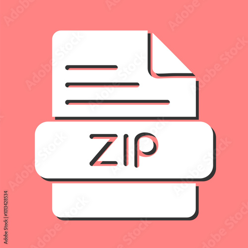 ZIP Vector Icon